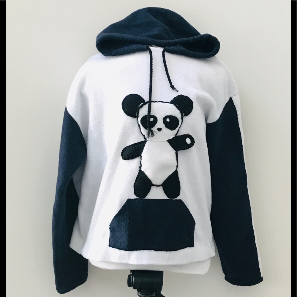 Soft panda sweater hoodie